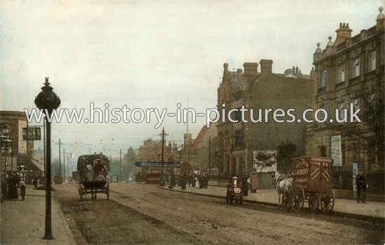 Romford Road, Forest Gate, London. c.1905.